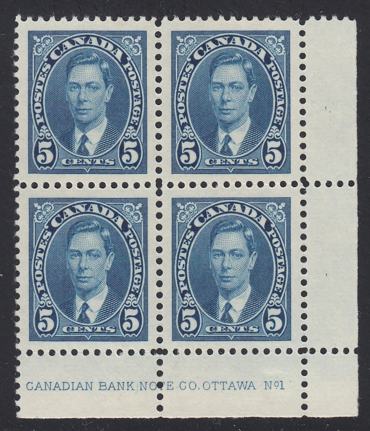 0235CA2104 - Canada #235 - Mint Plate Corner Block