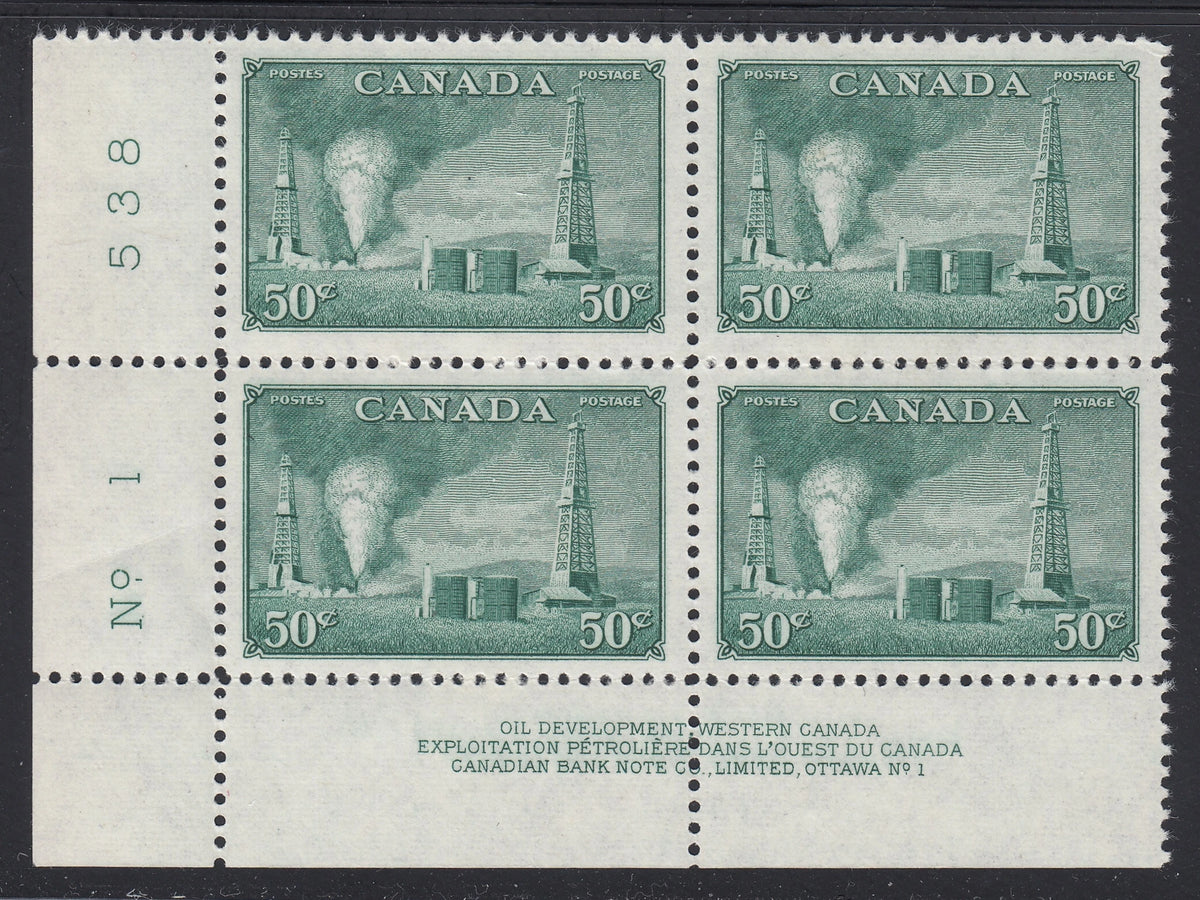 0294CA2104 - Canada #294 - Mint Plate Corner Block