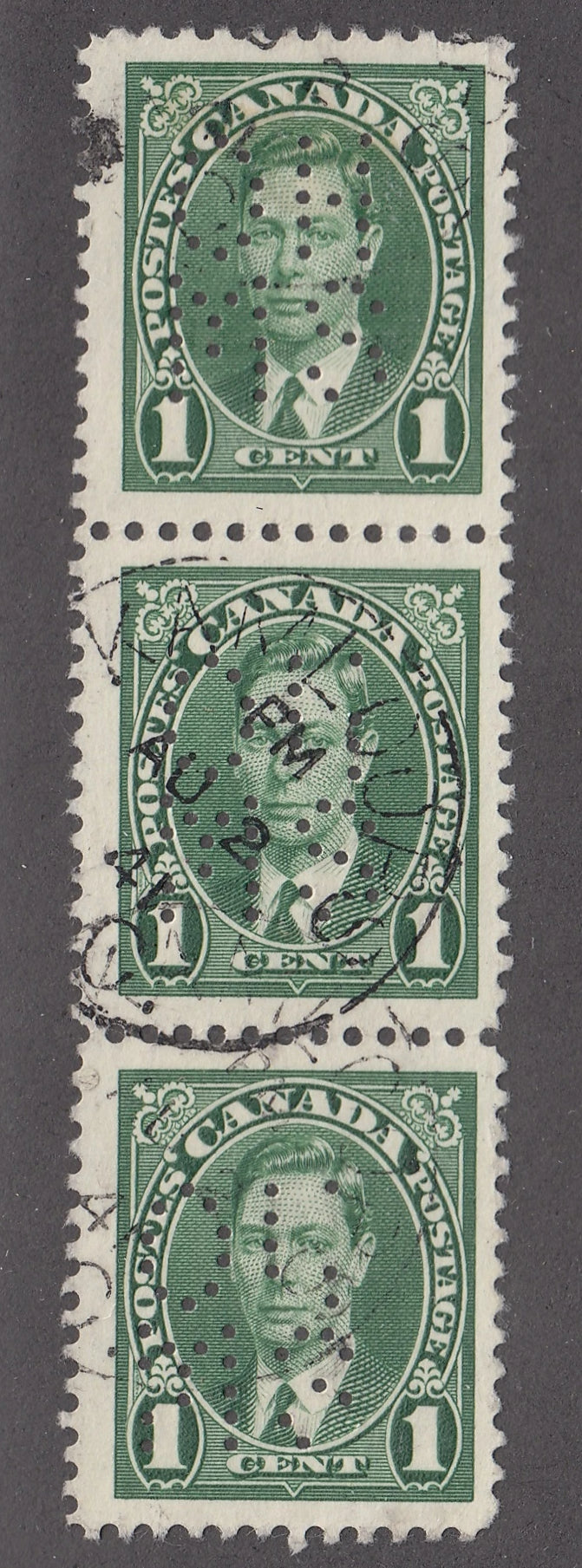 0258CA2104 - Canada OA231s &#39;A&#39; - Used Vert. Strip