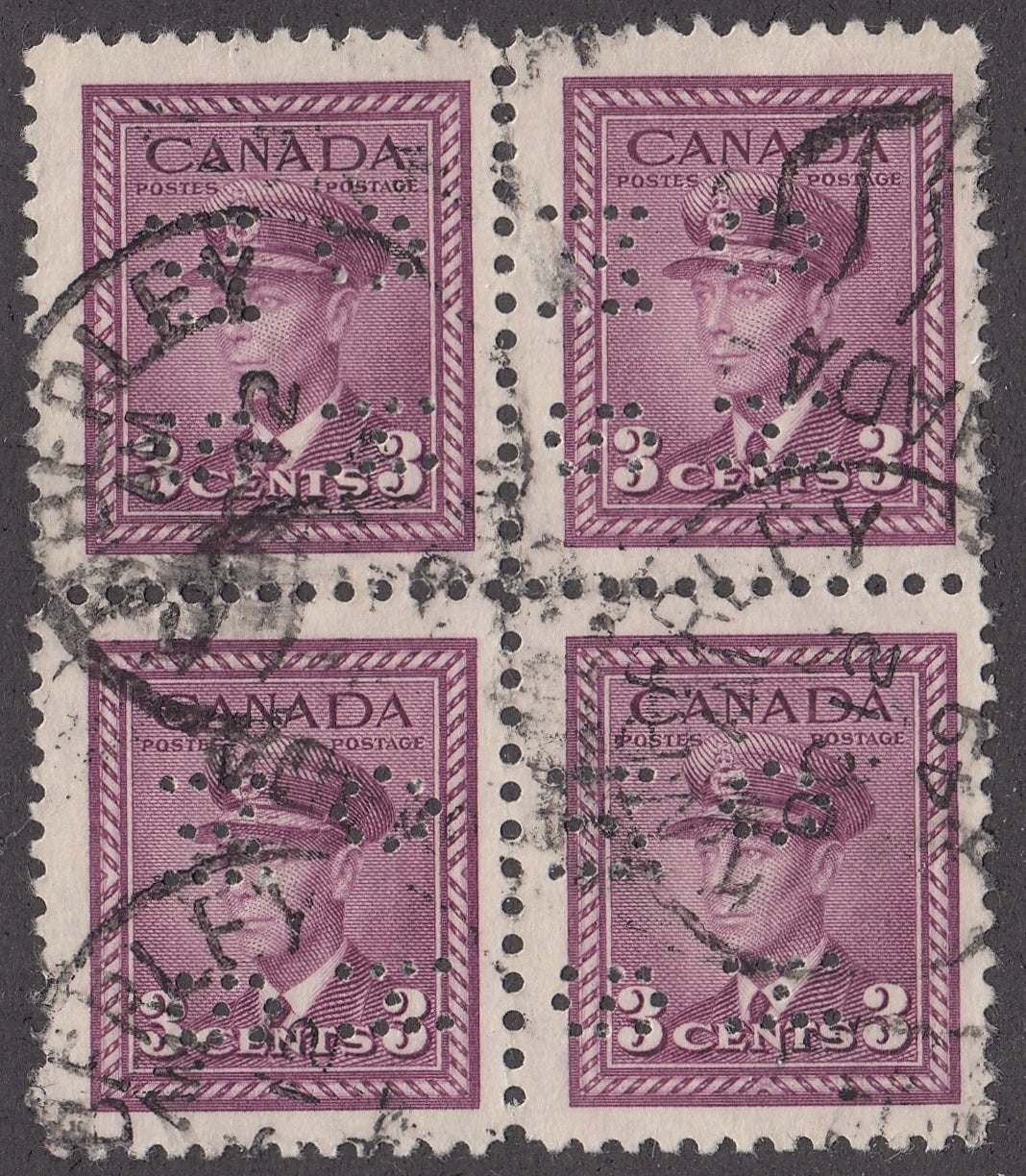 0313CA2106 - Canada O252 &#39;F&#39; - Used Block