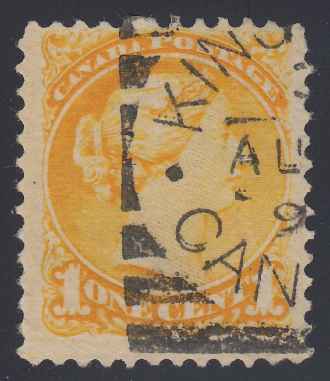 0035CA2106 - Canada #35viii - Used, &#39;Strand of Hair&#39;