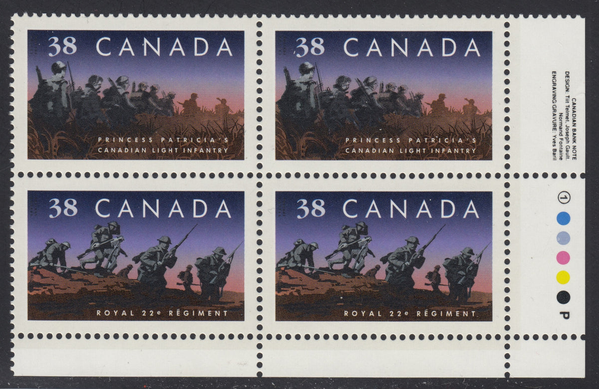1249CA2108 - Canada #1249, 1250ii - Inscription Block
