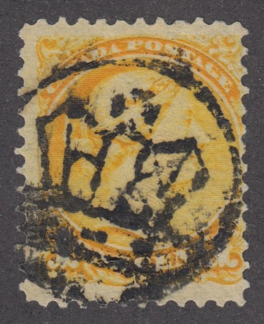 0035CA2108 - Canada #35 - Fancy Crown Cancel