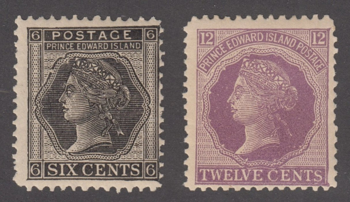 0015PE2112 - Prince Edward Island #15, 16 - Mint