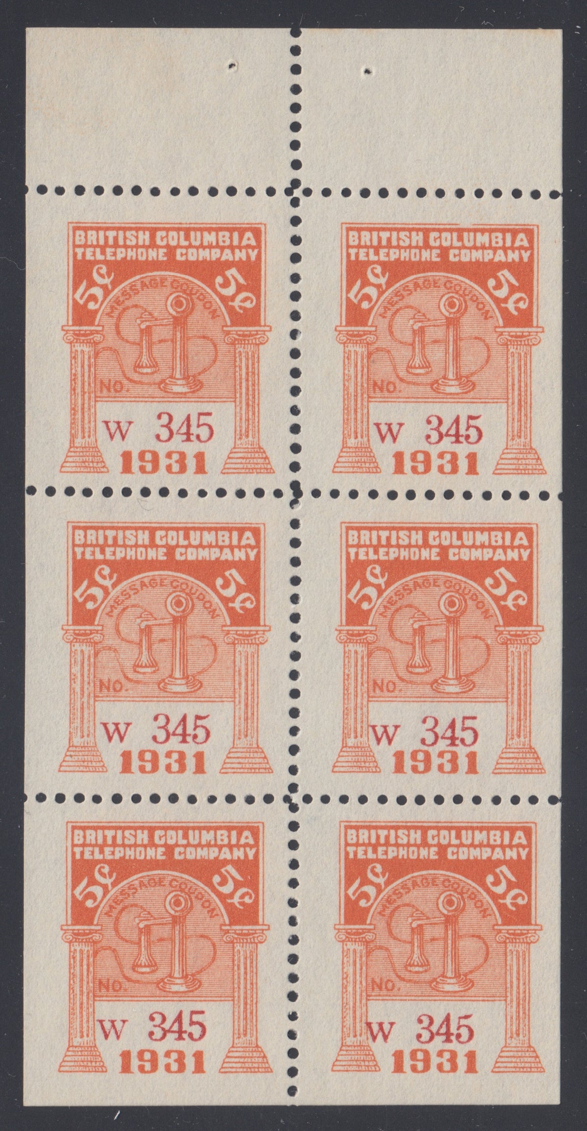 0201BC2204 - BCT103 - Mint Booklet Pane