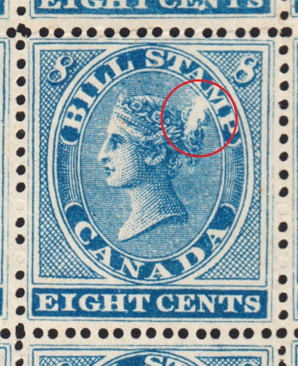 0008FB2203 - FB8a - Mint Block of 16, &#39;Feather in Bun&#39; Variety