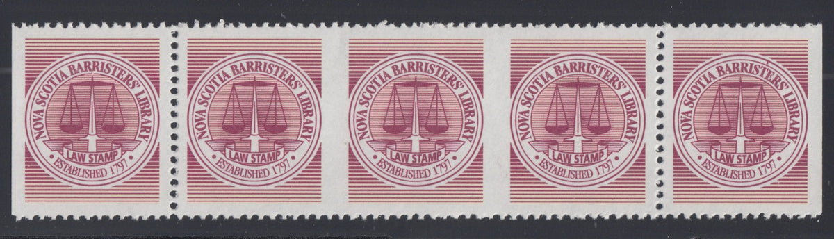 0034NS2204 - NSL1b - Mint, IMPERF Strip of 5