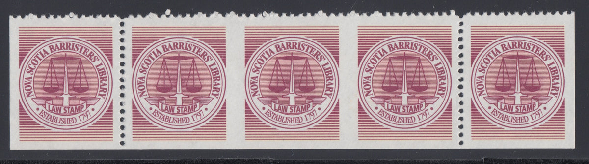 0034NS2204 - NSL1b - Mint, IMPERF Strip of 5