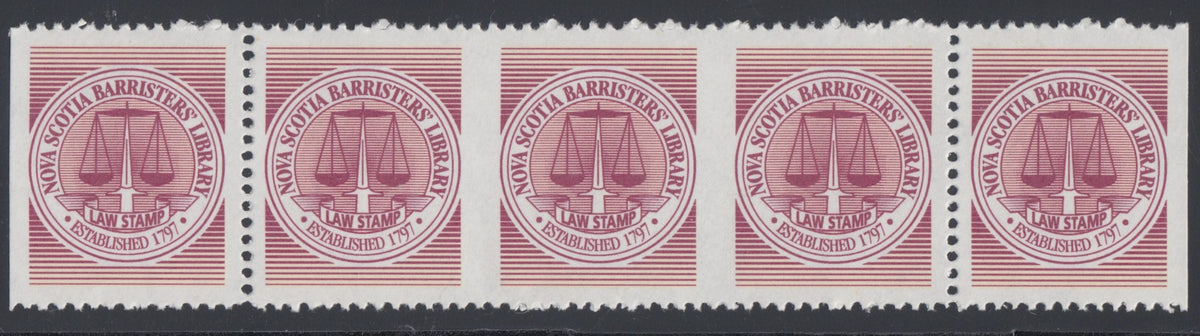 0034NS2204 - NSL1b - Mint, IMPERF Strip of 5