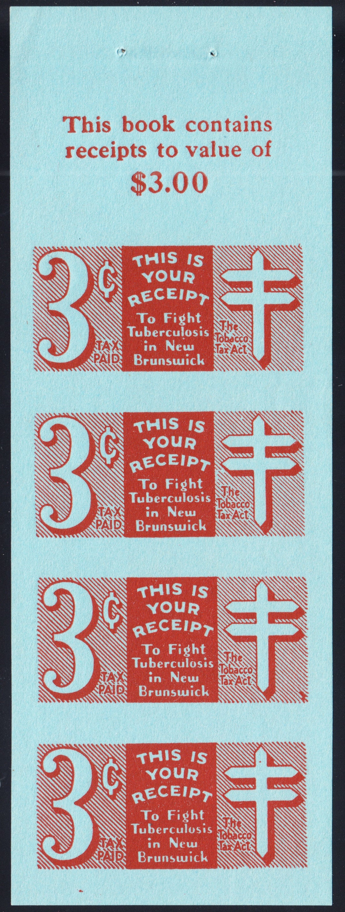 0069NB2204 - NBT9a - Uncancelled Booklet Pane