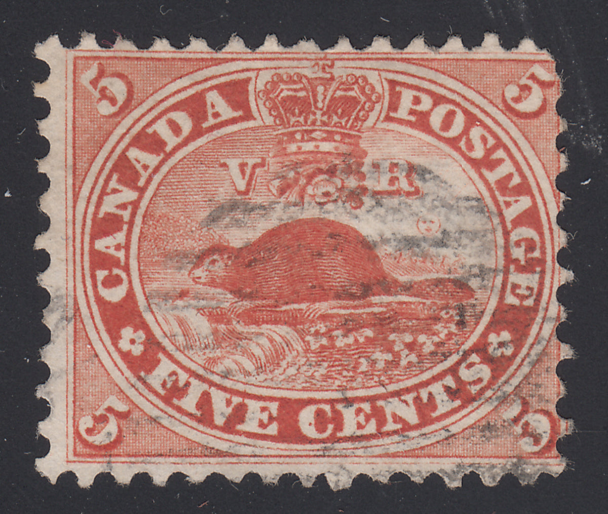 0015CA2204 - Canada #15ix, Used &#39;Leaping Fish&#39; Variety