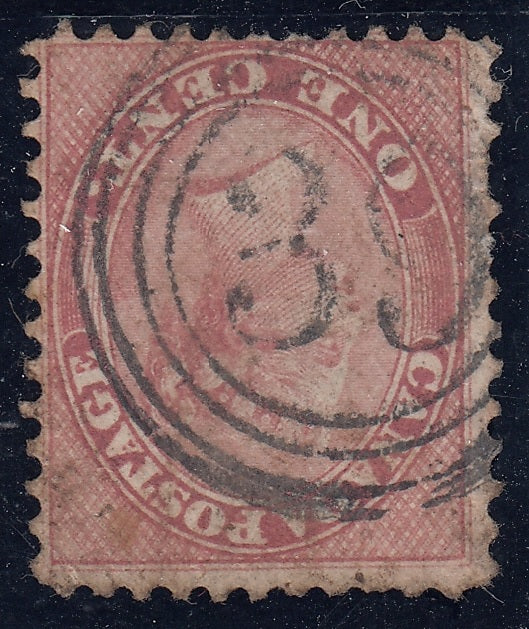 0014CA2201 - Canada #14 - 4-Ring Numeral Cancel &#39;39&#39;