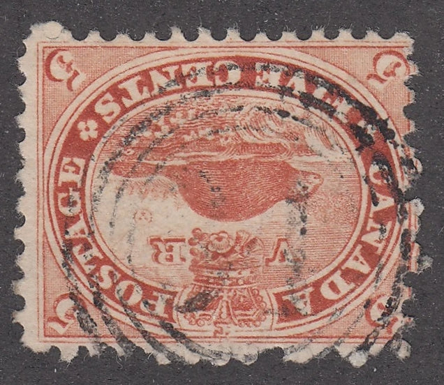 0015CA2105 - Canada #15  -  4-Ring Numeral Cancel &#39;31&#39;