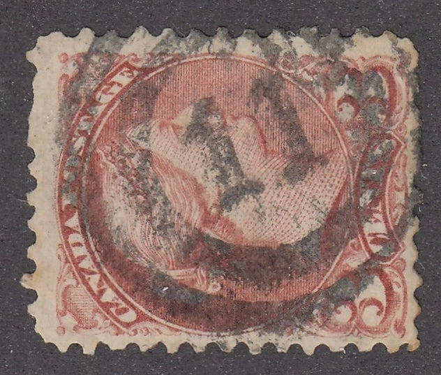 0037CA2102 - Canada #37, 2-Ring Numeral Cancel &#39;11&#39;