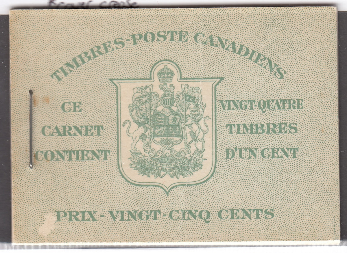 0249CA2102 - Canada BK32a - French Complete Booklet