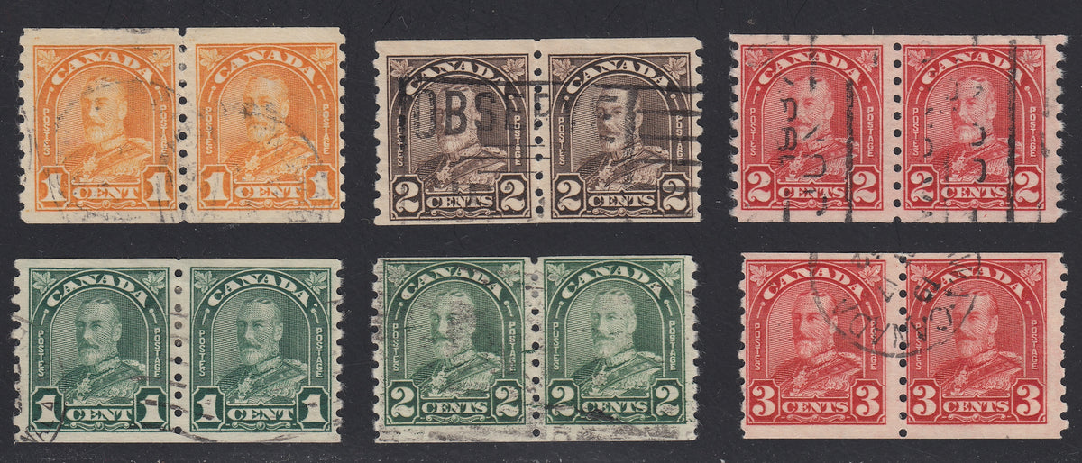 0178CA2105 - Canada #178-183 - Pairs Set