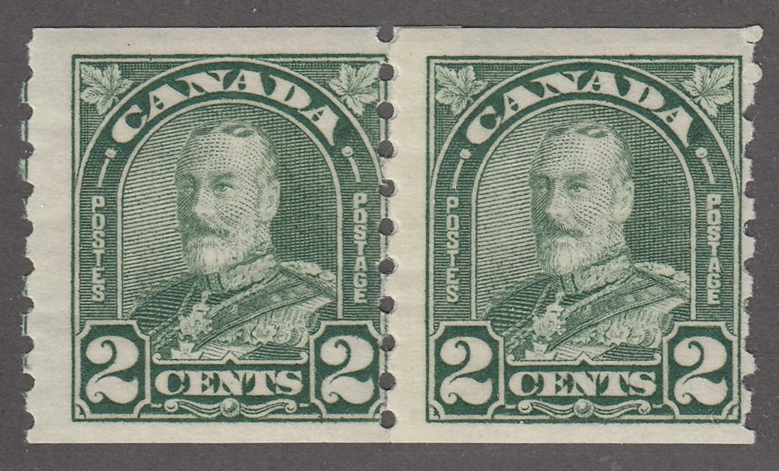 0180CA2102 - Canada #180 Mint Pair - Post Office Repair