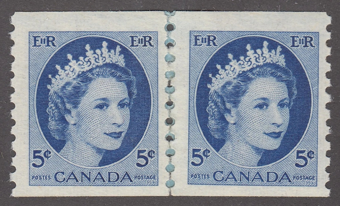 0348CA2102 - Canada #348 Mint Pair - Post Office Repair