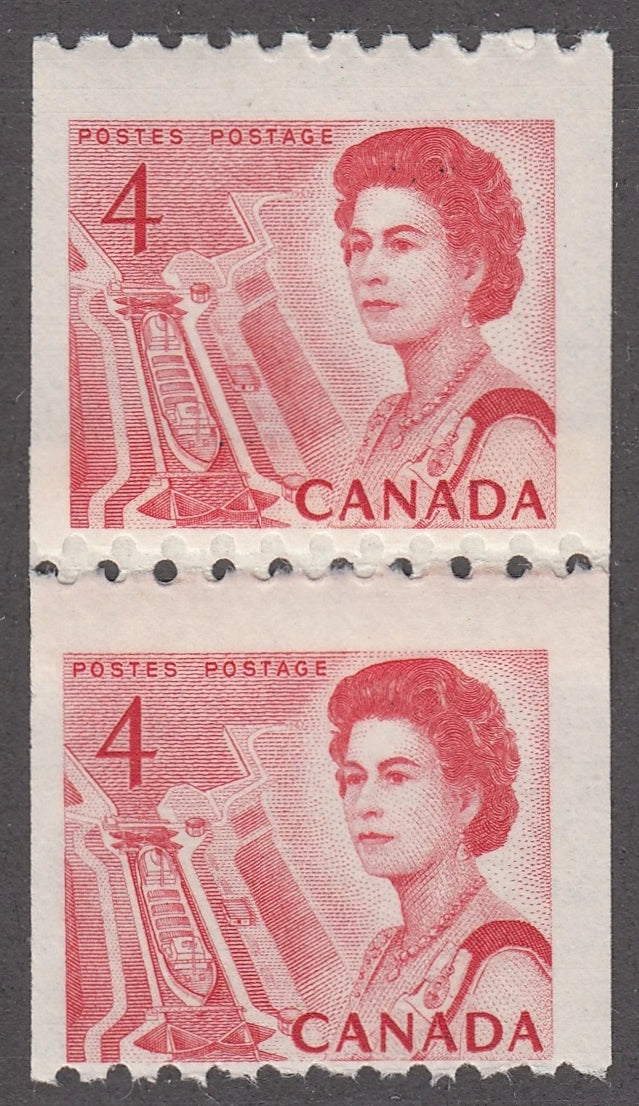 0467CA2102 - Canada #467iii Mint Pair - Post Office Repair