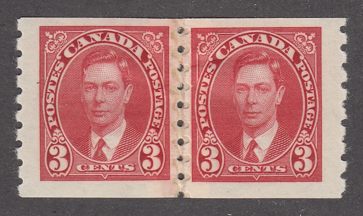 0240CA2105 - Canada #240 - Mint Pair, Post Office Repair