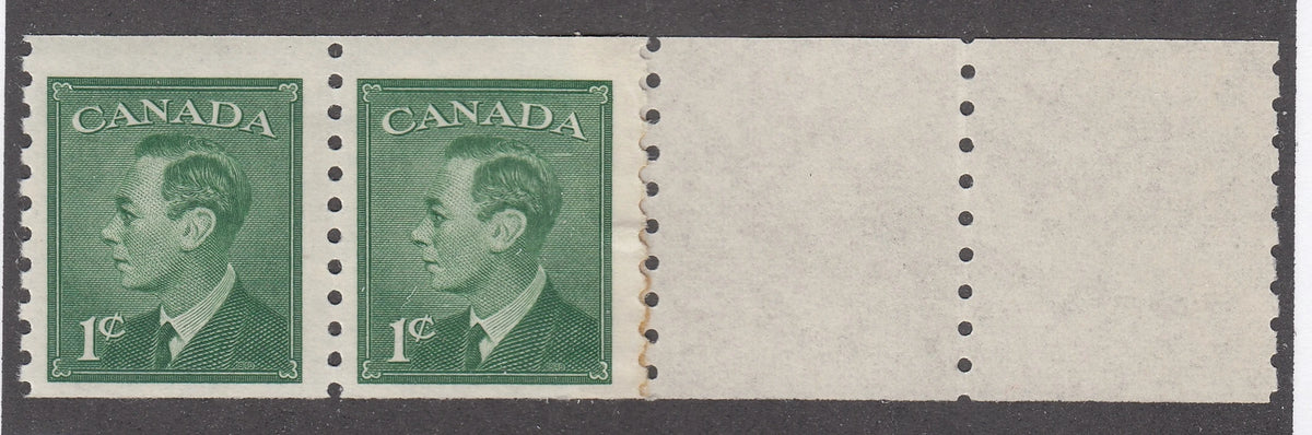 0295CA2105 - Canada #295 - Mint Coil End Strip Pair