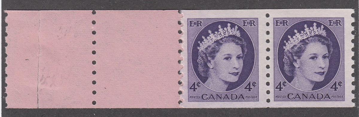 0347CA2105 - Canada #347 - Mint Coil Start Strip