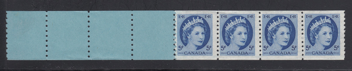 0348CA2105 - Canada #348 - Mint Coil Start Strip