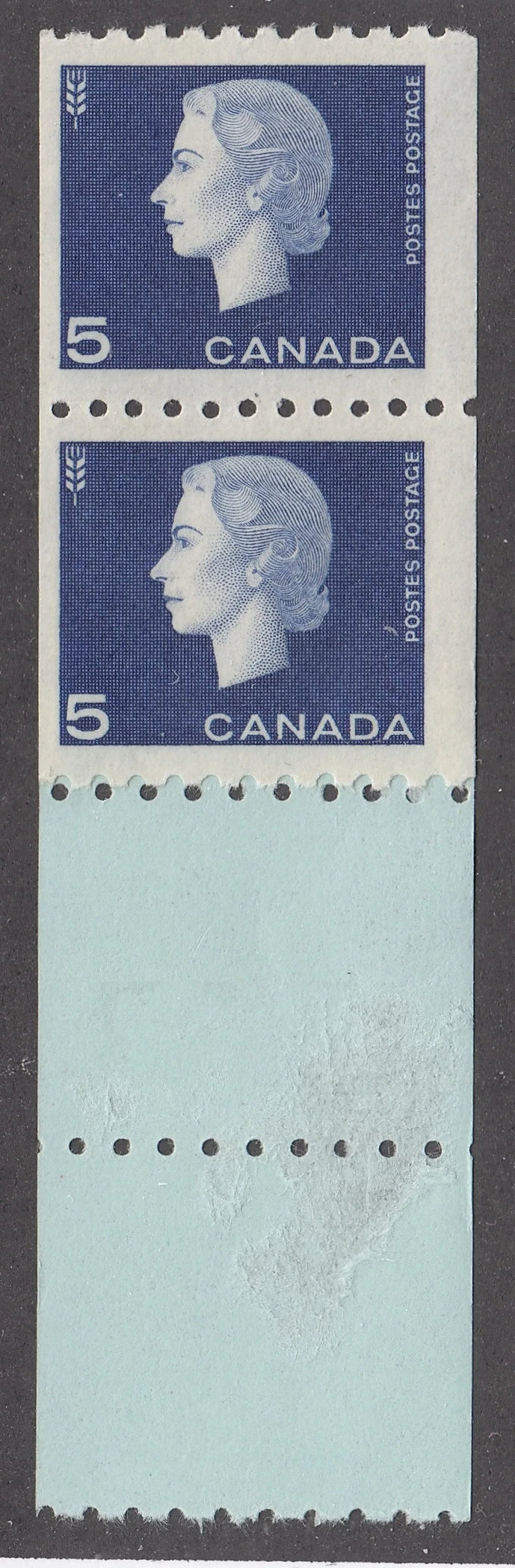 0409CA2105 - Canada #409 - Mint Coil Start Strip