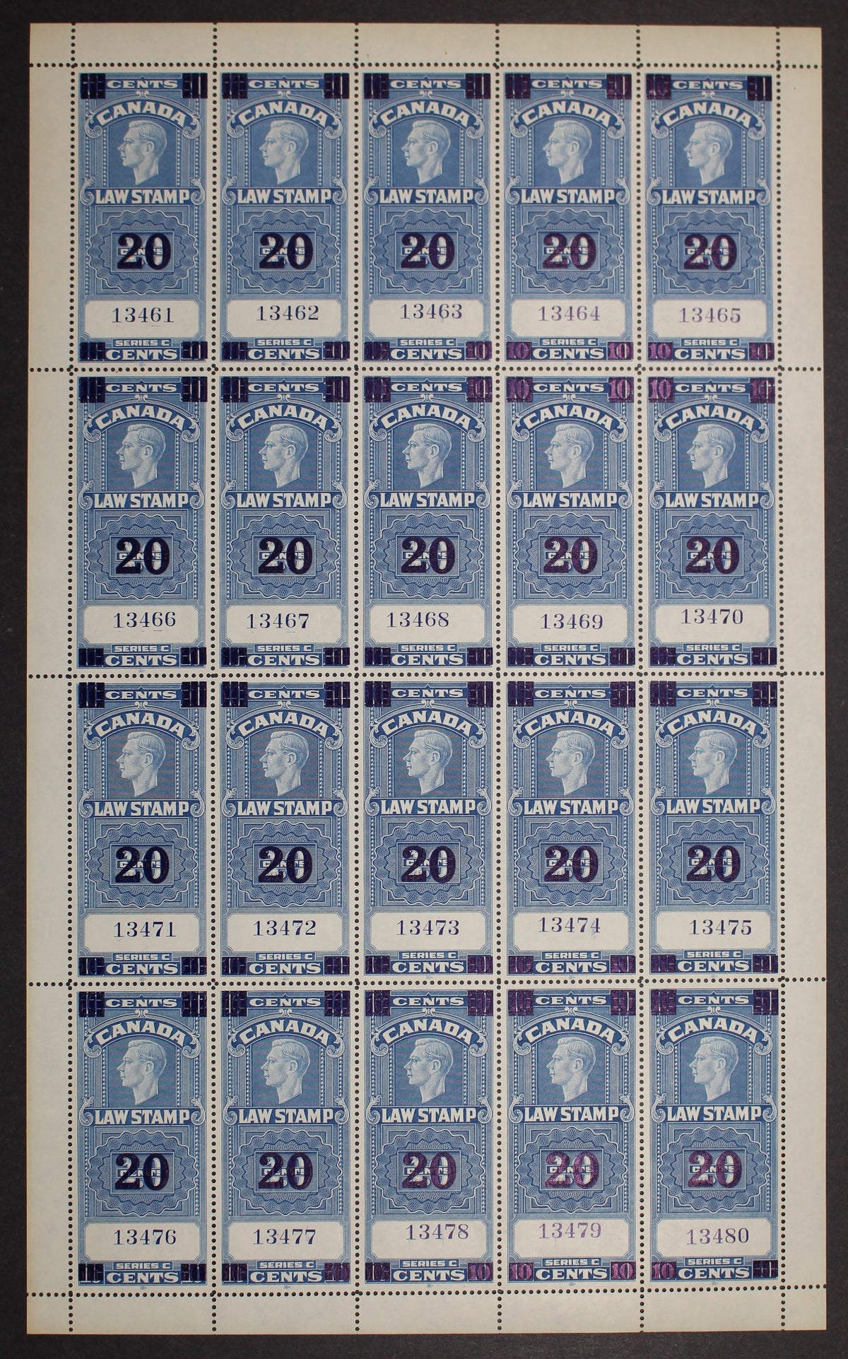 0022SC2204 - FSC22 - Mint, Full Sheet of 20
