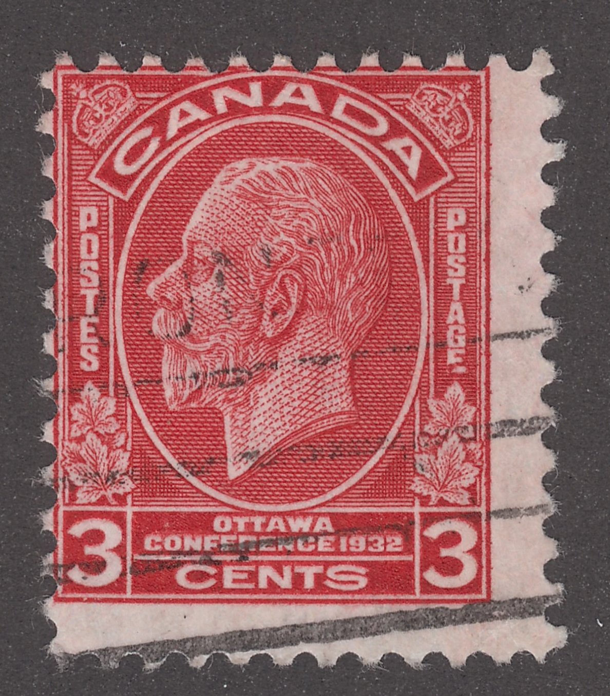 0192CA2111 - Canada #192i - Used, Broken &#39;E&#39;