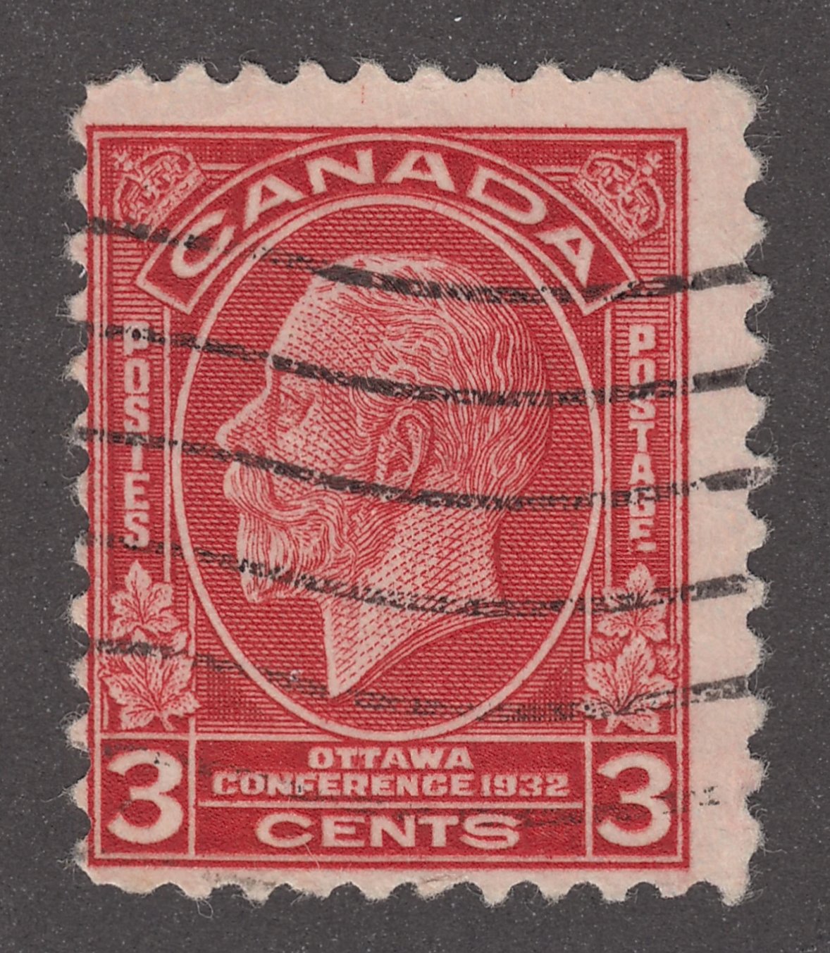 0192CA2111 - Canada #192i - Used, Broken &#39;E&#39;