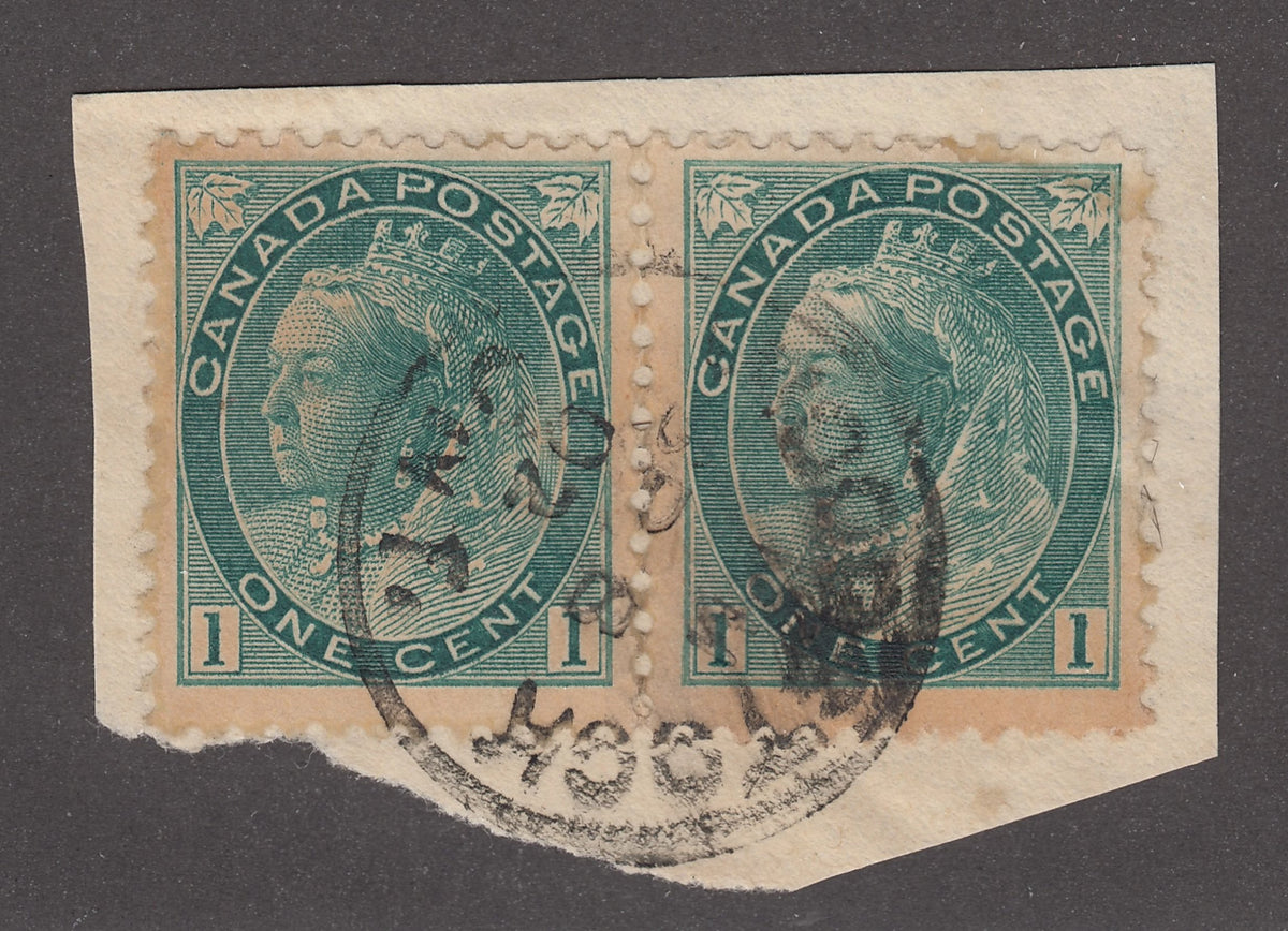 0075CA2111 - Canada #75 - Used Pair, Major Re-Entry