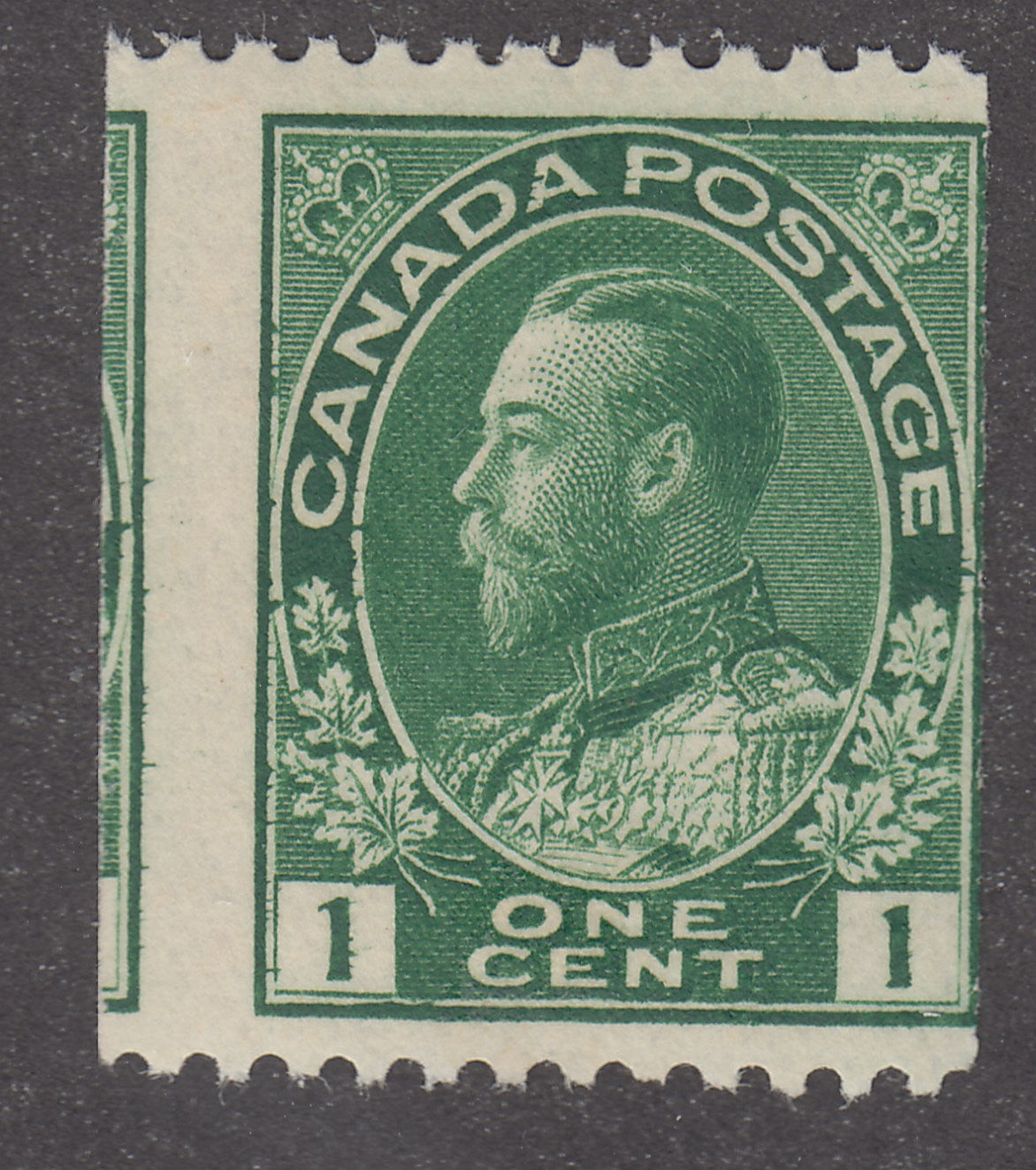 0125CA1802 - Canada #125 - Mint &#39;Miss-Cut&#39;