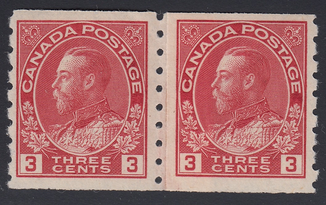 0130CA1805 - Canada #130iii Mint Paste-up Pair