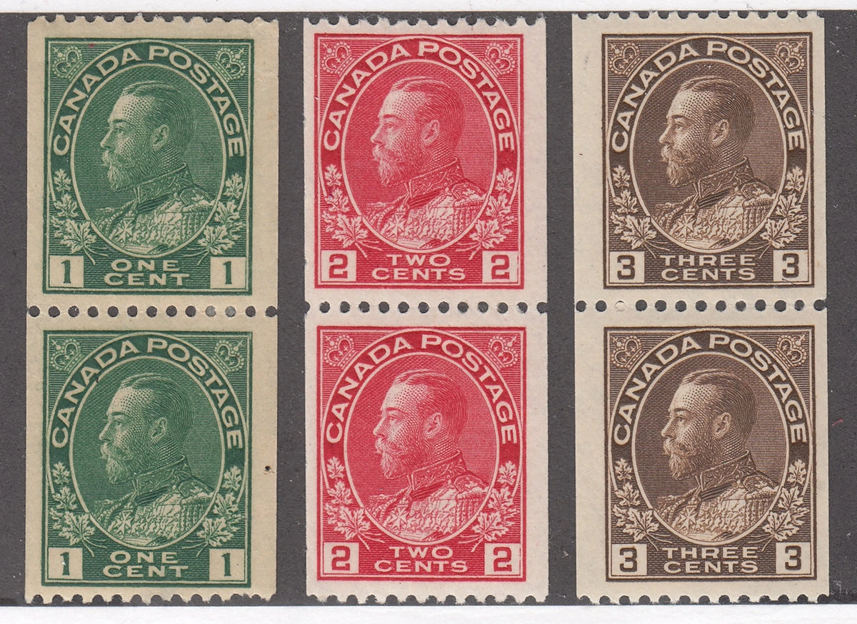 0131CA2104 - Canada #131, 132, 134  -  Pairs Set