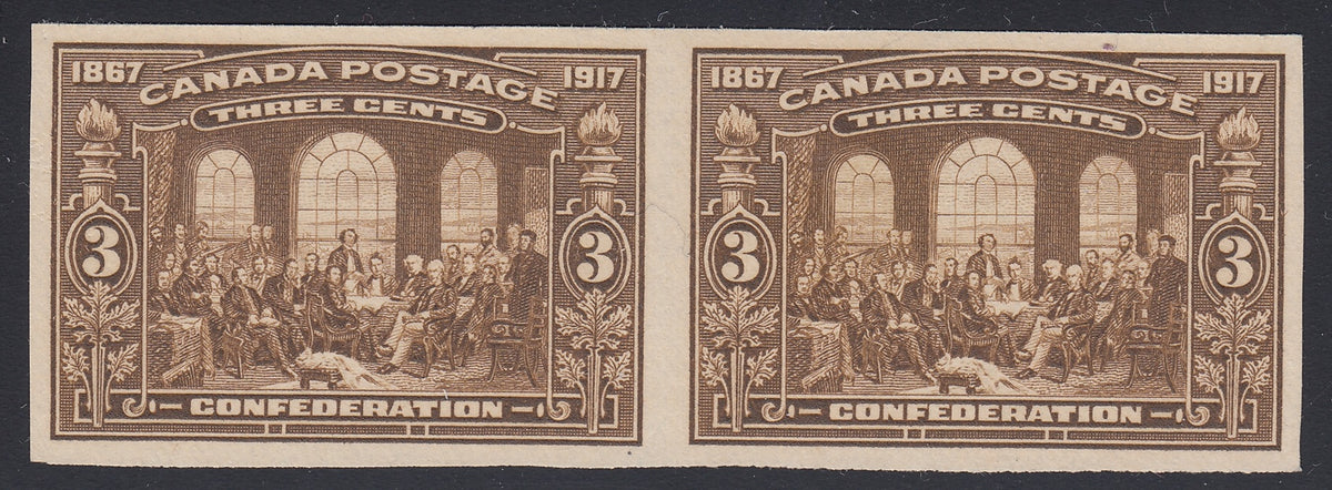 0135CA1802 - Canada #135a - Mint Imperf Pair