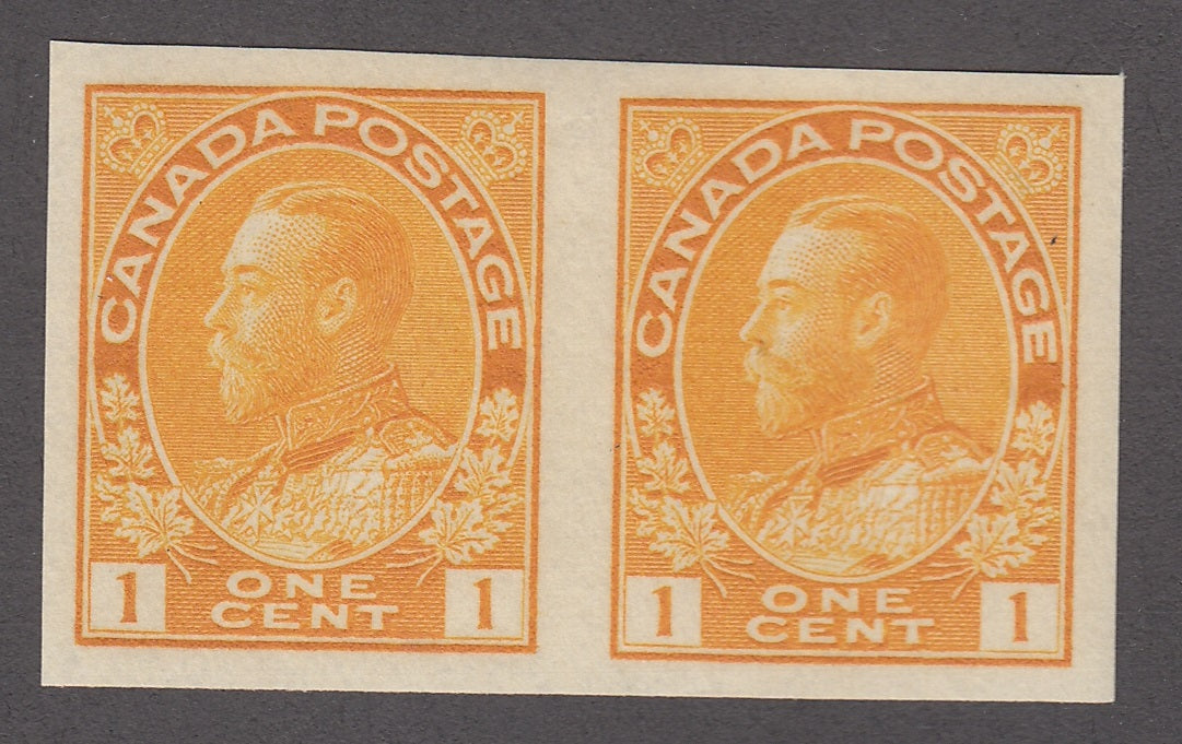 0136CA1801 - Canada #136 Mint Imperf Pair