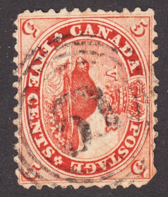 0015CA2204 - Canada #15 - 4-Ring Numeral Cancel &#39;51&#39;