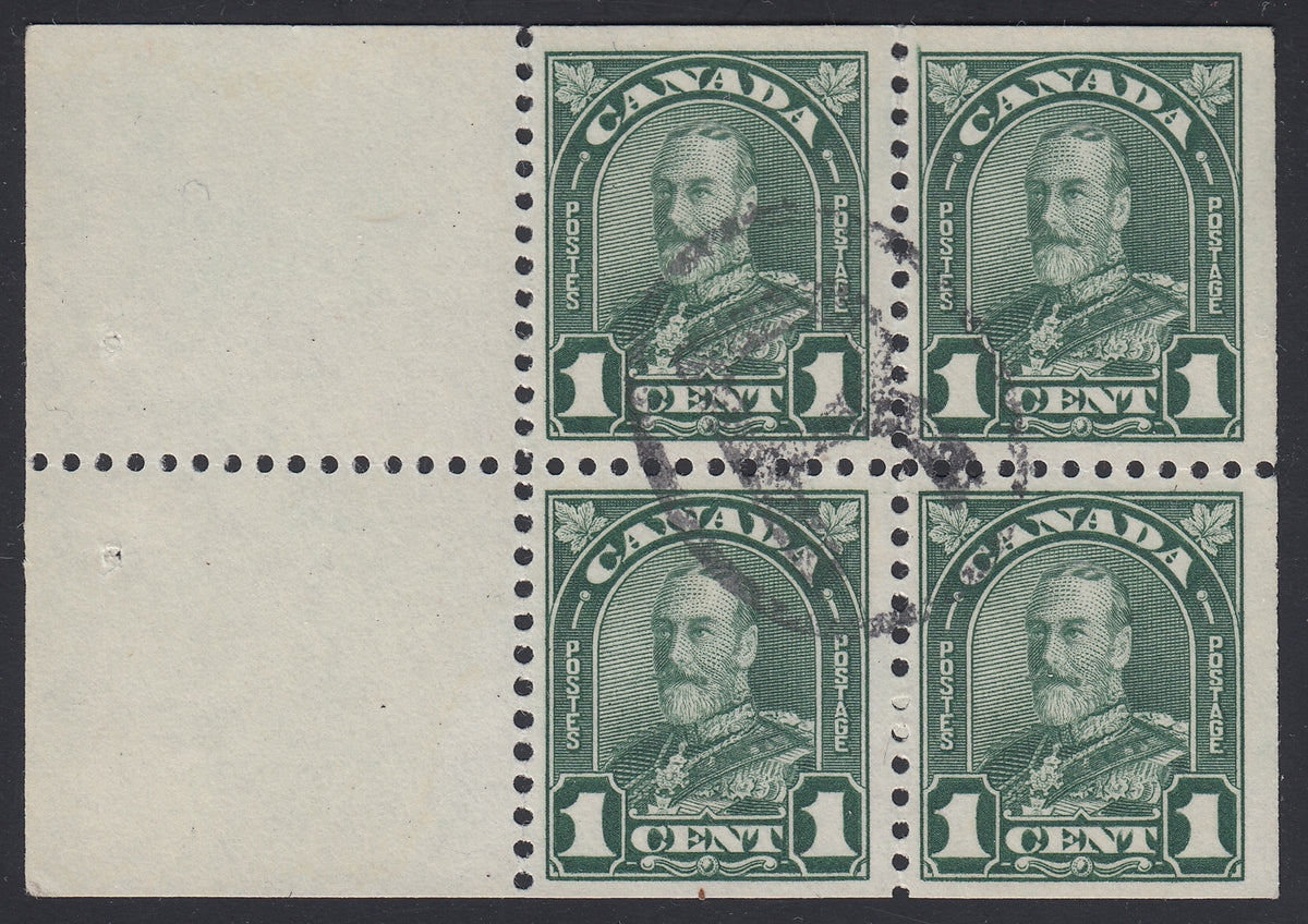 0163CA1804 - Canada #163a - Used Booklet Pane