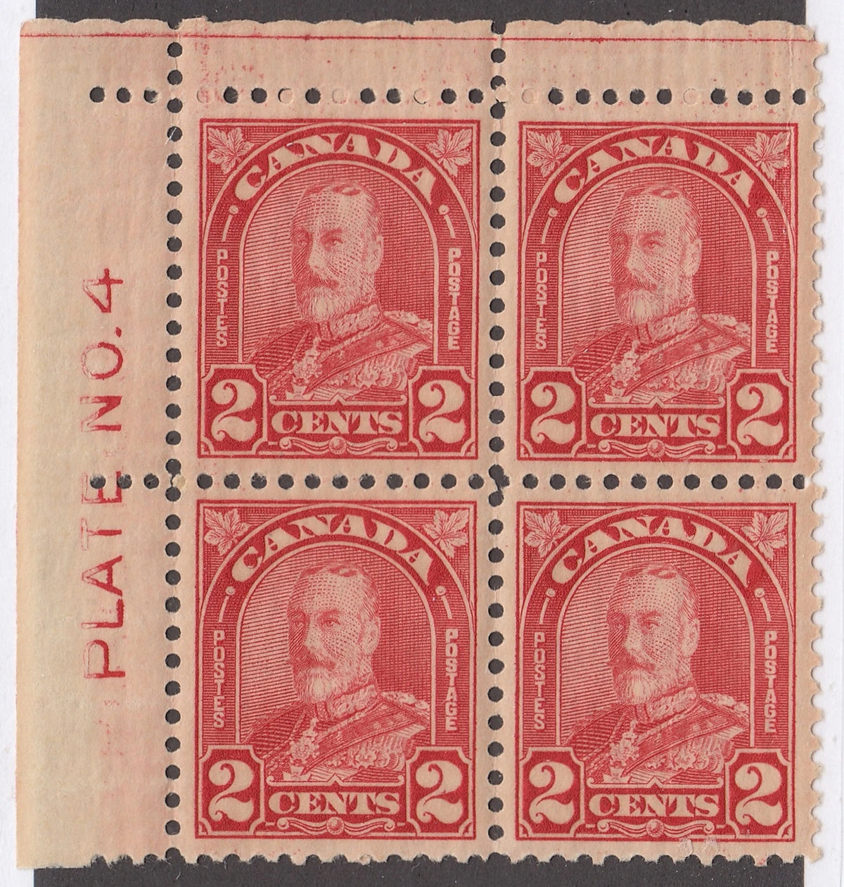 0165CA2104 - Canada #165 - Plate Block