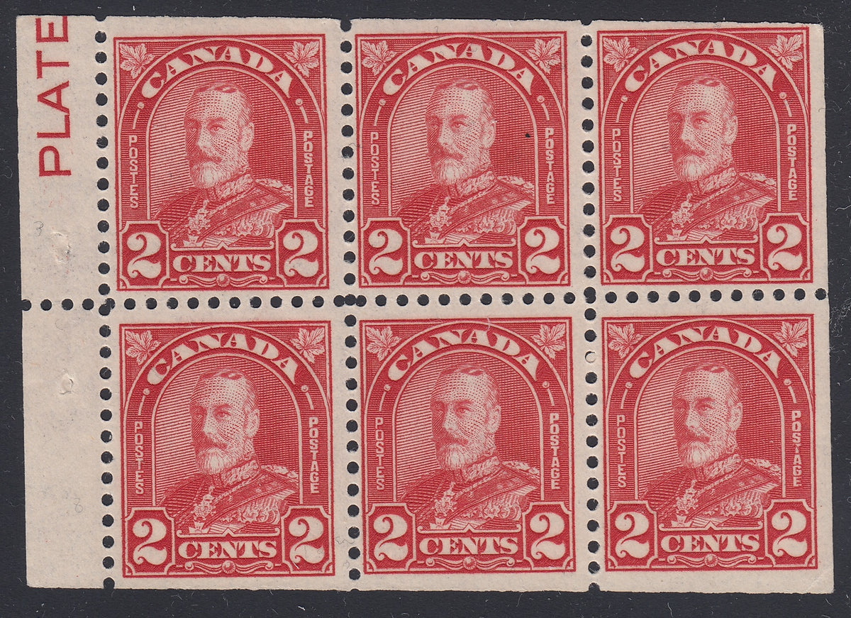 0165CA1804 - Canada #165bi - Mint Booklet Pane