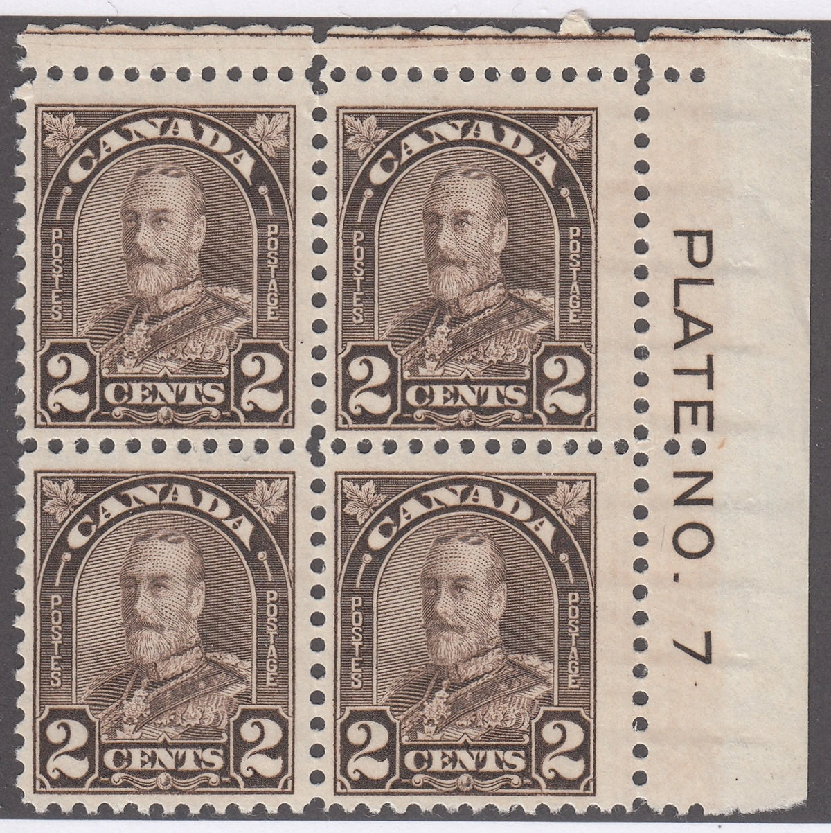 0166CA2104 - Canada #166 - Plate Block