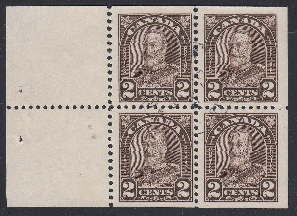 0166CA1804 - Canada #166a - Used Booklet Pane