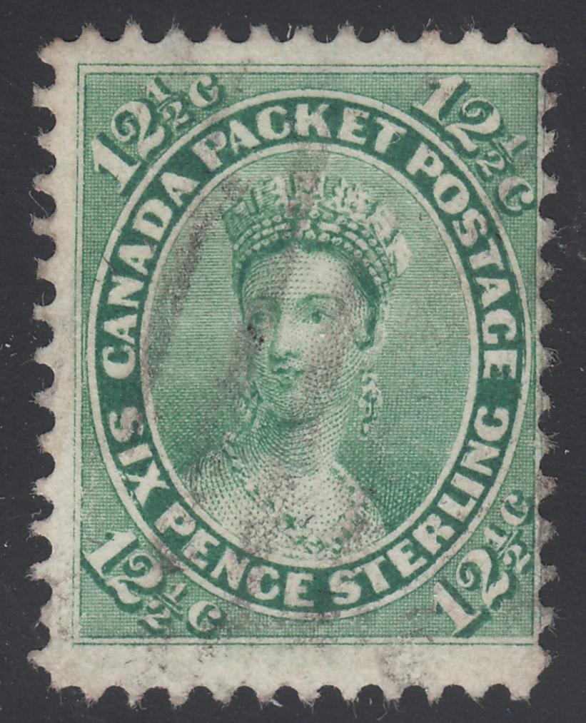 0018CA2205 - Canada #18iv - Used, Major Re-Entry