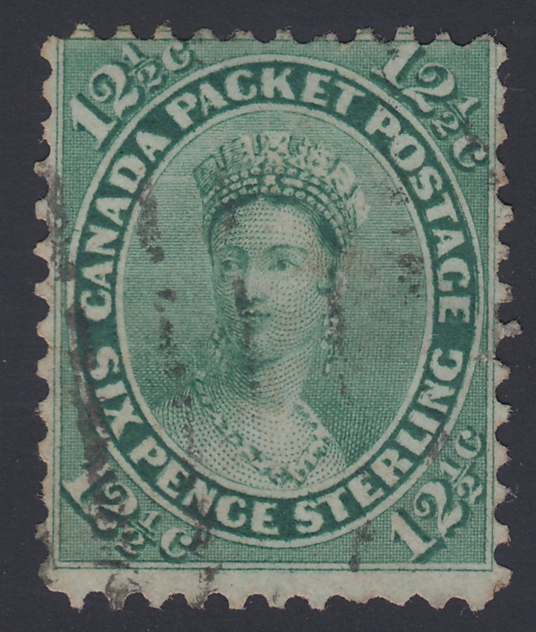 0018CA1808 - Canada #18iv - Used Major Re-Entry