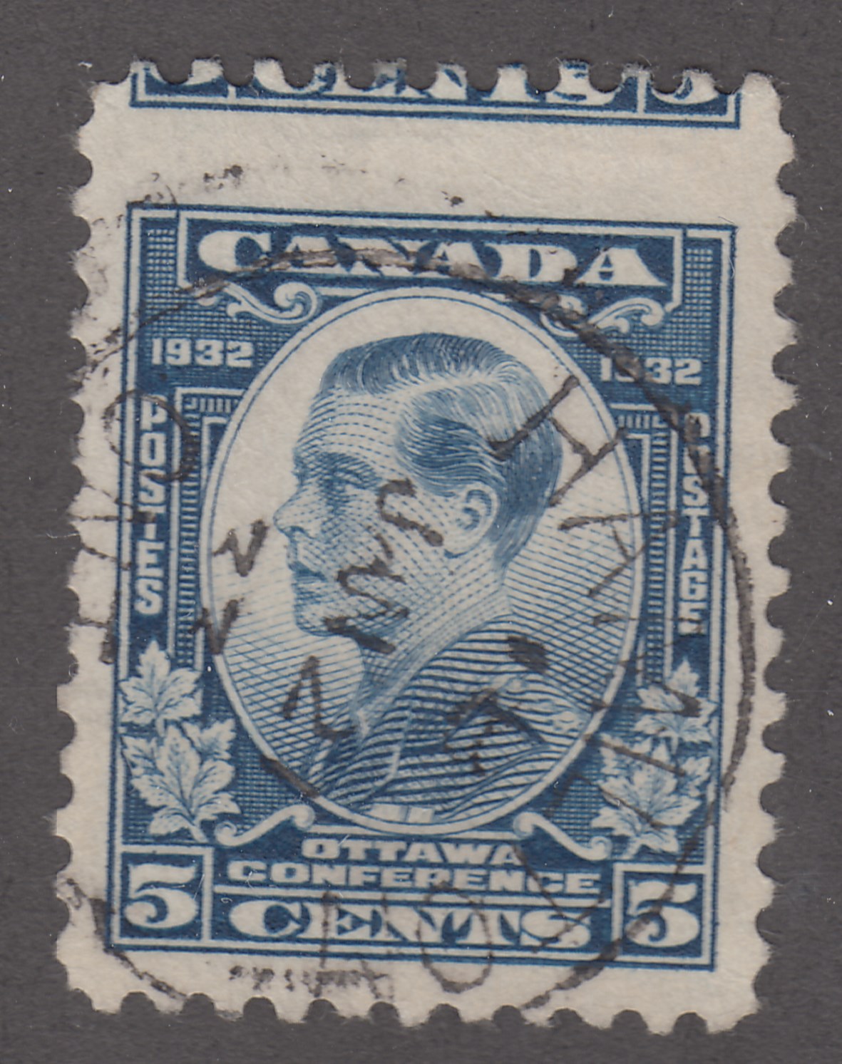 0193CA1802 - Canada #193 - Used, Missperf Variety