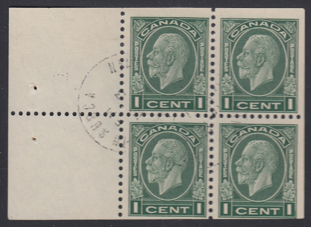 0195CA1804 - Canada #195a - Used Booklet Pane