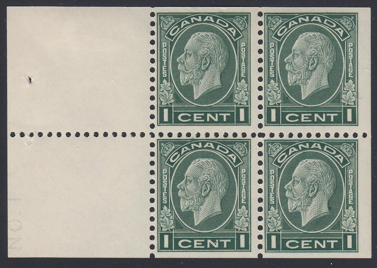 0195CA1805 - Canada #195aii - Mint Booklet Pane