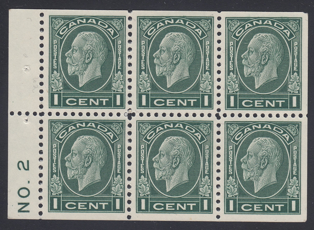 0195CA1804 - Canada #195biii - Mint Booklet Pane