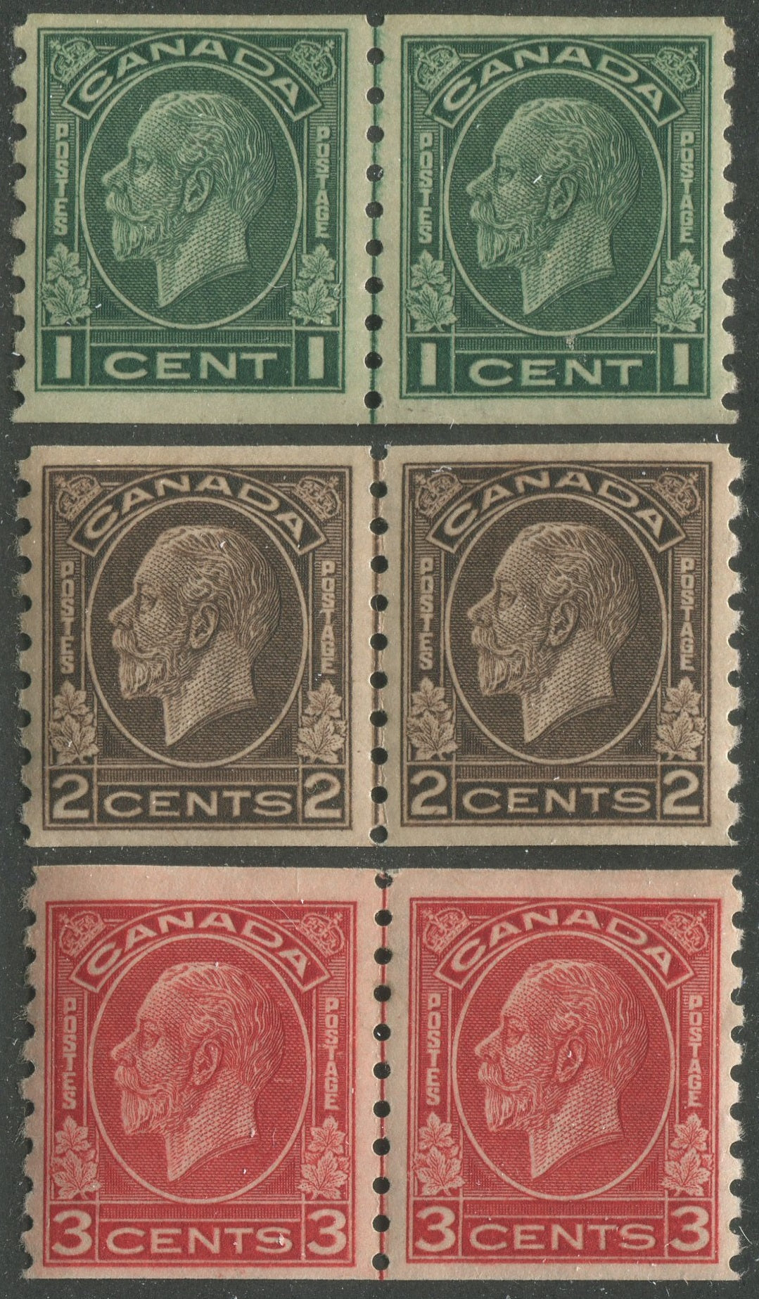 0205CA2303 - Canada #205i, 206i, 207i Line Pairs